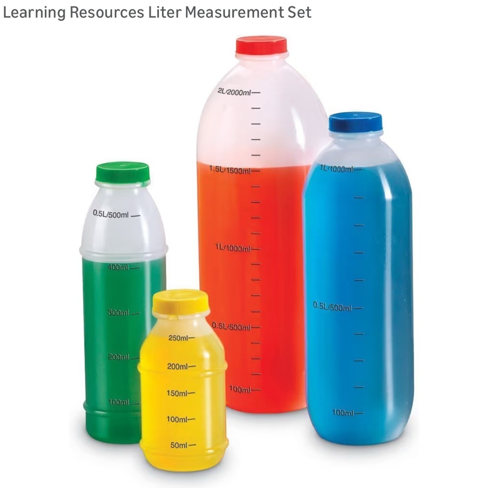 Learning Resources Liter Measurement Set - Multicolor - Picture 7 of 7